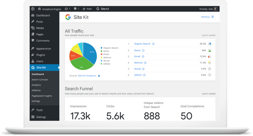Google Introduces Site Kit WordPress Plugin that Integrates Search Console, Analytics, AdSense, PageSpeed Insights