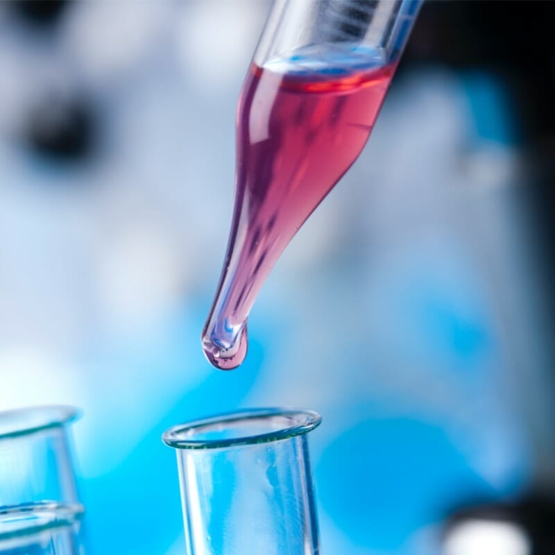 biotech red dropper 2_800 x 800 Press Wizards brochure web design portfolio